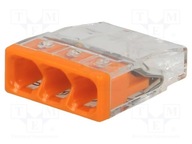 Wago 2273-203 rýchlospojka 0,5-2,5 mm²/3 100 ks. Wago 2273-203 rýchlospojka 0,5-2,5 mm²/3 100 ks.