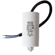 Štartovací motorový kondenzátor MKSP-5P 20uF +/-5% 450V Miflex Štartovací motorový kondenzátor MKSP-5P 20uF +/-5% 450V Miflex