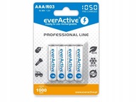 AAA R3 maloprstová Ni-MH batéria Everactive 1050 mAh 4 ks. AAA R3 maloprstová Ni-MH batéria Everactive 1050 mAh 4 ks.
