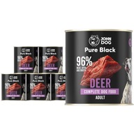 JOHN DOG PURE BLACK DEER KRMIVO PRE PSA 6x800G JOHN DOG PURE BLACK DEER KRMIVO PRE PSA 6x800G
