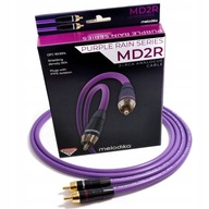 MELODIKA MD2R10 PÁR AUDIO KÁBLOV 2RCA - 2RCA CINCH 2x1,0M MELODIKA MD2R10 PÁR AUDIO KÁBLOV 2RCA - 2RCA CINCH 2x1,0M