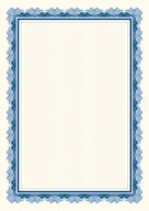 FALBALA modrý diplom A4 / 170g 25 listov