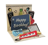 3D BIRTHDAY CARD Instruments gitarové reproduktory 3D BIRTHDAY CARD Instruments gitarové reproduktory