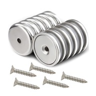 5 X MAGNETICKÝ DRŽIAK OCELOVÝ SKRUTKA POUZDRA D20mm 5 X MAGNETICKÝ DRŽIAK OCELOVÝ SKRUTKA POUZDRA D20mm
