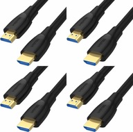 Unitek High Speed ​​​​HDMI - HDMI 2.0 4K kábel 10m čierny x4