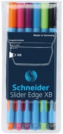 Súprava pier v puzdre Slider Edge XB, 6 ks, mix
