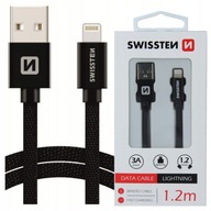 SWISSTEN USB Lightning nabíjací kábel 1,2m 3A SWISSTEN USB Lightning nabíjací kábel 1,2m 3A