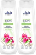 Luksja sprchový gél aloe a ibištek 500ml x2