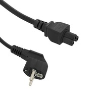 Qoltec ďatelinový napájací kábel 3pin S03/ST1 1,4m Qoltec ďatelinový napájací kábel 3pin S03/ST1 1,4m