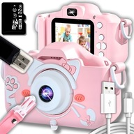 DIGITÁLNY FOTOAPARÁT PRE DETI 40Mpx FOTOAPARÁT HRAČSKÉ HRY + 32GB KARTA DIGITÁLNY FOTOAPARÁT PRE DETI 40Mpx FOTOAPARÁT HRAČSKÉ HRY + 32GB KARTA