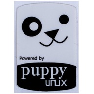 Samolepka Powered by Puppy linux 19 x 28 mm Samolepka Powered by Puppy linux 19 x 28 mm