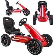 GOKART ABARTH s pedálmi Veľké mäkké kolesá PA0167 GOKART ABARTH s pedálmi Veľké mäkké kolesá PA0167