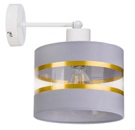 PEVNÁ NÁstenná LAMPA E27 Pruhované tienidlo 20cm PEVNÁ NÁstenná LAMPA E27 Pruhované tienidlo 20cm