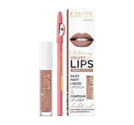 Kozmetika Eveline Oh! Súprava My Velvet Lips Liquid Matt Lip Kit Kozmetika Eveline Oh! Súprava My Velvet Lips Liquid Matt Lip Kit