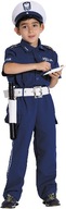 karnevalový kostým, prevlek, Poľský policajt, Dopravná polícia, 128 cm karnevalový kostým, prevlek, Poľský policajt, Dopravná polícia, 128 cm