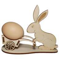 Stojan na vozík na vajíčko - dekorácia veľkonočného zajačika