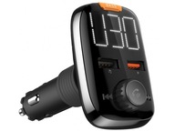 Bluetooth 5.0 FM vysielač do auta s QC USB nabíjačkou Bluetooth 5.0 FM vysielač do auta s QC USB nabíjačkou