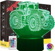 3D LED NOČNÁ LAMPA TRAKTOR FARMÁRSKY TRAKTOR + DIAĽK 3D LED NOČNÁ LAMPA TRAKTOR FARMÁRSKY TRAKTOR + DIAĽK