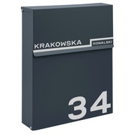 ANTRACITOVÁ TENKÁ SCHRÁNKA NA LISTY S VAŠOU ADRESOU, NÁPISOM, VZOR 1 ANTRACITOVÁ TENKÁ SCHRÁNKA NA LISTY S VAŠOU ADRESOU, NÁPISOM, VZOR 1