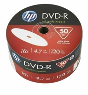 Škatuľka na tortu HP DVD-R x16 s kapacitou 50 kusov Škatuľka na tortu HP DVD-R x16 s kapacitou 50 kusov