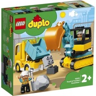 LEGO Duplo nákladné auto a pásové rýpadlo 10931