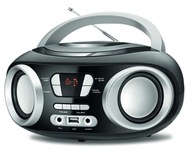 Boombox Bluetooth FM kuchynské rádio Manta Chilli Black USB AUX 4xR20