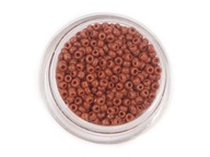 D228 SKLENENÉ KORÁLKY ROKAIL MALÝ bronz 15/0 20g D228 SKLENENÉ KORÁLKY ROKAIL MALÝ bronz 15/0 20g