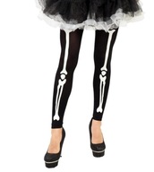 SUPER Skeleton legíny 18337 BZ M čierne s kosticami Halloween SUPER Skeleton legíny 18337 BZ M čierne s kosticami Halloween