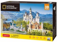 3D puzzle. Zámok Neuschwanstein. 20990