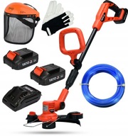 AKUMULÁTOROVÝ TRIMMER + PRÍSLUŠENSTVO A AKUMULÁTOR 2x 2Ah AKUMULÁTOROVÝ TRIMMER + PRÍSLUŠENSTVO A AKUMULÁTOR 2x 2Ah