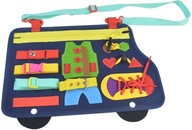 BUSY BOARD MONTESSORI BUS MANIPULATION BOARD BUSY BOARD MONTESSORI BUS MANIPULATION BOARD