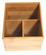 SMUKEE MULTIFUNKČNÝ ORGANIZÁTOR NÁDOBA MDF + BAMBUS S 3 PRIHRADKAMI SMUKEE MULTIFUNKČNÝ ORGANIZÁTOR NÁDOBA MDF + BAMBUS S 3 PRIHRADKAMI