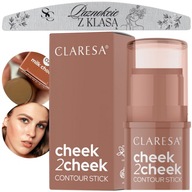 Claresa Bronzer Stick Cheek 2 Cheek 02 MILK CHOCO kontúrovanie + PILNÍK Claresa Bronzer Stick Cheek 2 Cheek 02 MILK CHOCO kontúrovanie + PILNÍK