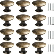 NÁBYTOKOVÉ KĽUBY MOSADZ FARBA KRÁSNY VINTAGE 30MM 12 KS ZLIATINY ZINKU NÁBYTOKOVÉ KĽUBY MOSADZ FARBA KRÁSNY VINTAGE 30MM 12 KS ZLIATINY ZINKU