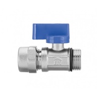 INVENA MINI GUĽOVÝ VENTIL PRE PEX 1/2"X16 MODRÁ INVENA MINI GUĽOVÝ VENTIL PRE PEX 1/2"X16 MODRÁ