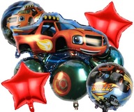 Sada monster truckov BLAZE Balloons Mega Machines x5