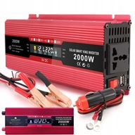 INVERTOR 12V NA 230V DC-AC SINE 2000W PRÚD INVERTOR 12V NA 230V DC-AC SINE 2000W PRÚD