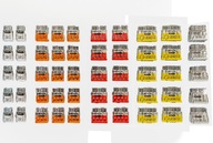 50x sada konektorov Wago Quick Connect 0,5-2,5 mm² / 2 na vodič 50x sada konektorov Wago Quick Connect 0,5-2,5 mm² / 2 na vodič