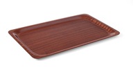 Protišmykový drevený podnos, mahagón 530x325mm GN1/1 - Hendi 507216 Protišmykový drevený podnos, mahagón 530x325mm GN1/1 - Hendi 507216