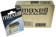 48 x alkalická batéria Maxell AAA R3 LR3 LR03 48 x alkalická batéria Maxell AAA R3 LR3 LR03