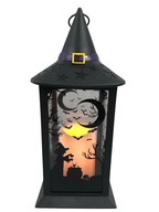 DEKORATÍVNA LED HALOWEENOVÁ LAMPIÓNA S BATÉRIOVÝM LAMPIÓNOM NA SVIEČKU DEKORATÍVNA LED HALOWEENOVÁ LAMPIÓNA S BATÉRIOVÝM LAMPIÓNOM NA SVIEČKU