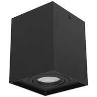 Prisadené svietidlo ORTAL Spot LED GU10 čierne štvorcové Prisadené svietidlo ORTAL Spot LED GU10 čierne štvorcové