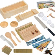 SÚPRAVA SUSHI MAKER S KOLEČKOVOU PODLOŽKOU, paličkami, SUSHI NOŽOM SÚPRAVA SUSHI MAKER S KOLEČKOVOU PODLOŽKOU, paličkami, SUSHI NOŽOM