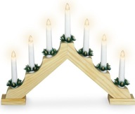 Svietnik, lampy, okenné sviečky, 7 LED, ADVENTNÁ dekorácia Svietnik, lampy, okenné sviečky, 7 LED, ADVENTNÁ dekorácia