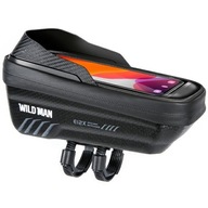 WILDMAN M E12X puzdro/držiak na bicykel, taška na rám, čierna/čierna WILDMAN M E12X puzdro/držiak na bicykel, taška na rám, čierna/čierna