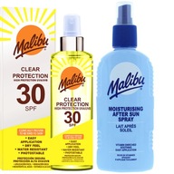 Malibu Bezfarebný ochranný sprej SPF30 250ml + Balzam po opaľovaní v spreji 2 Malibu Bezfarebný ochranný sprej SPF30 250ml + Balzam po opaľovaní v spreji 2
