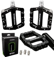 ĽAHKÉ PEDÁLY NA MTB PLATFORMU BLACK ROCKRBOS nylon ĽAHKÉ PEDÁLY NA MTB PLATFORMU BLACK ROCKRBOS nylon