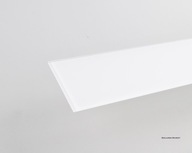 Extra biela sklenená polica - lacobel 6 mm - 10x30cm