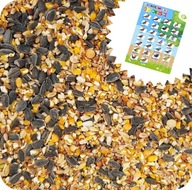 Krmivo pre vtáčiky - zrno so slnečnicovými semienkami do kŕmidla, pochúťka pre vtáčiky 20kg