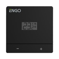 Engo Controls ZigBee regulátor teploty čierny